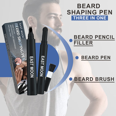 Beard filling pen 3-in-1 grooming tool