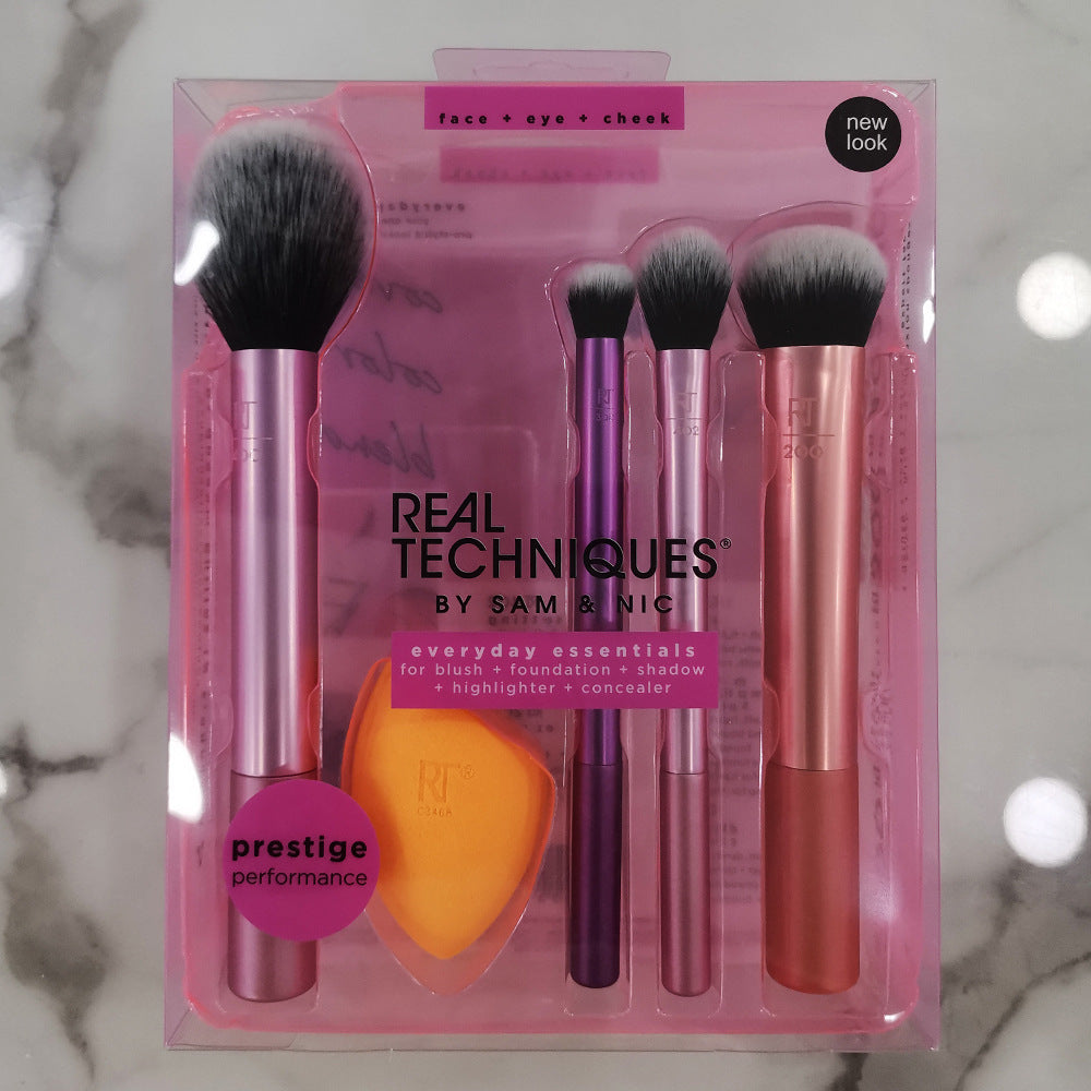 5 piece makeup brush set beauty tools