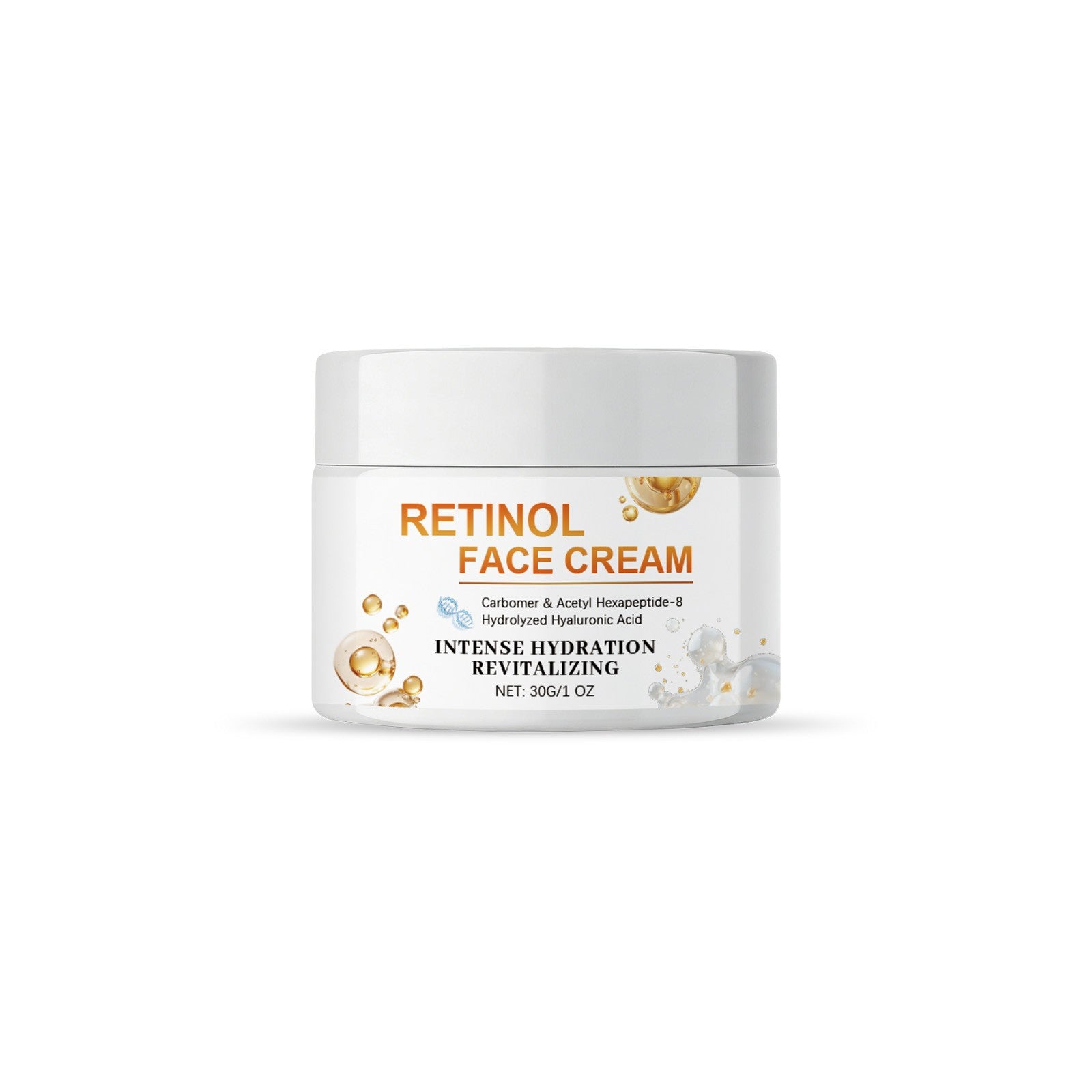 Retinol skincare cream facial care