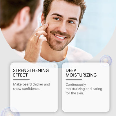 Men's beard care cream daily grooming