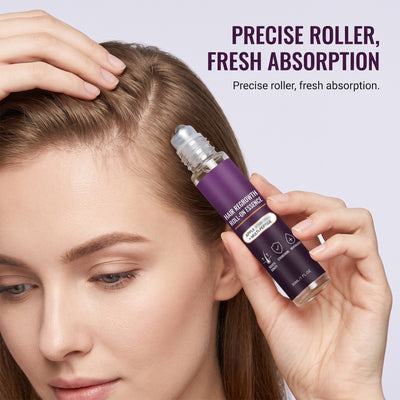 Hair care roller ball scalp grooming tool