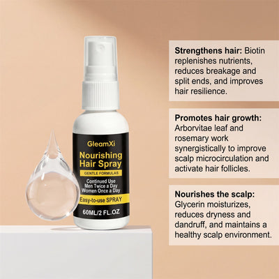 Nourishing hair care spray daily grooming