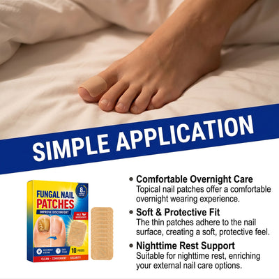 Nail care patches for daily nail grooming