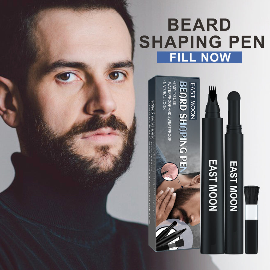 Beard filling pen 3-in-1 grooming tool
