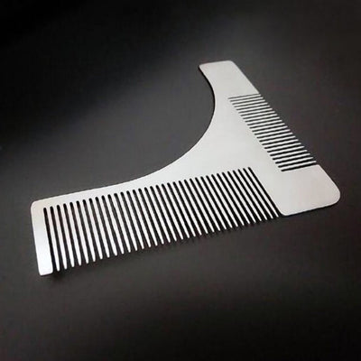 Beard styling brush stainless steel grooming tool