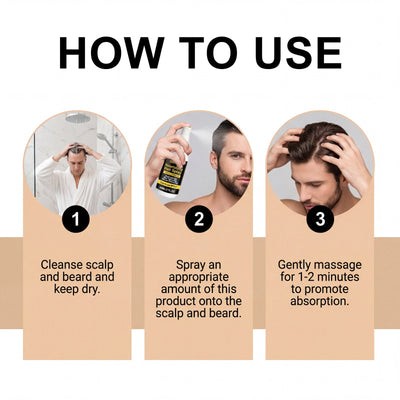 Nourishing hair care spray daily grooming