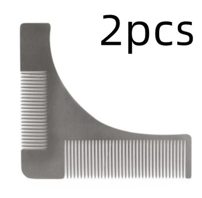Beard styling brush stainless steel grooming tool