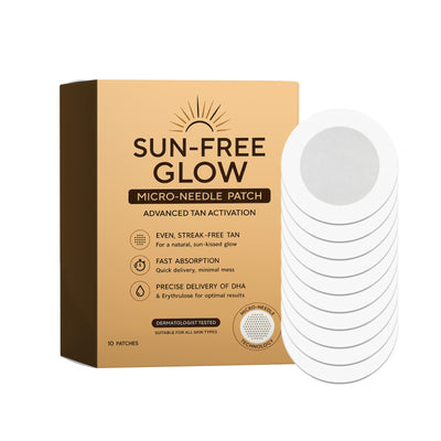 Sun-free skincare microneedle patch facial care