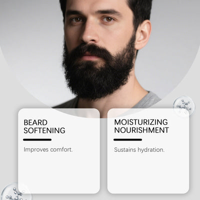 Men's beard balm moisturizing grooming