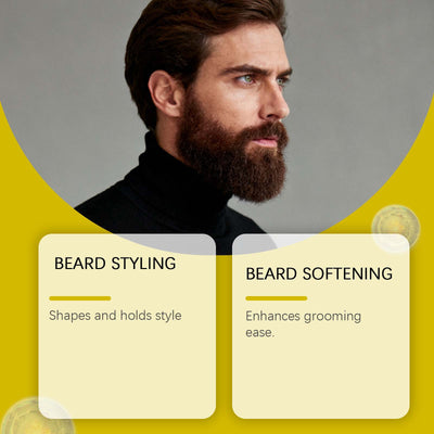 Men's beard balm moisturizing grooming