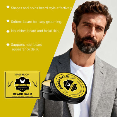 Men's beard balm moisturizing grooming