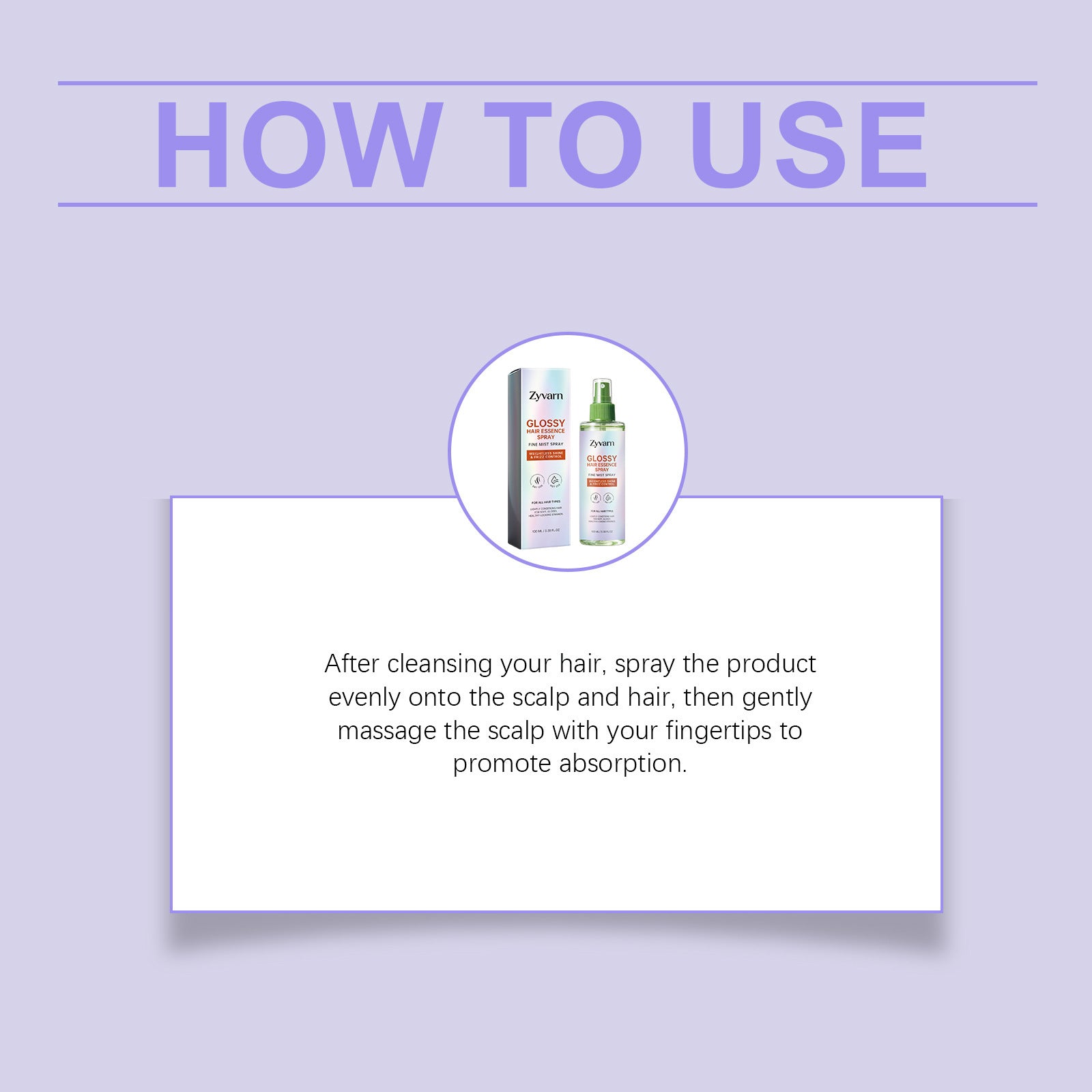 Liangze hair care spray daily grooming