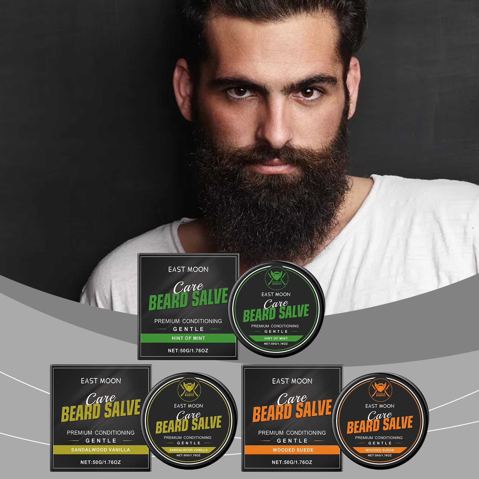 Men's beard care cream daily grooming