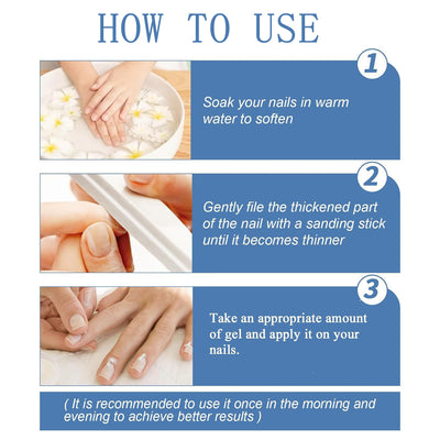 Nail gel care daily manicure