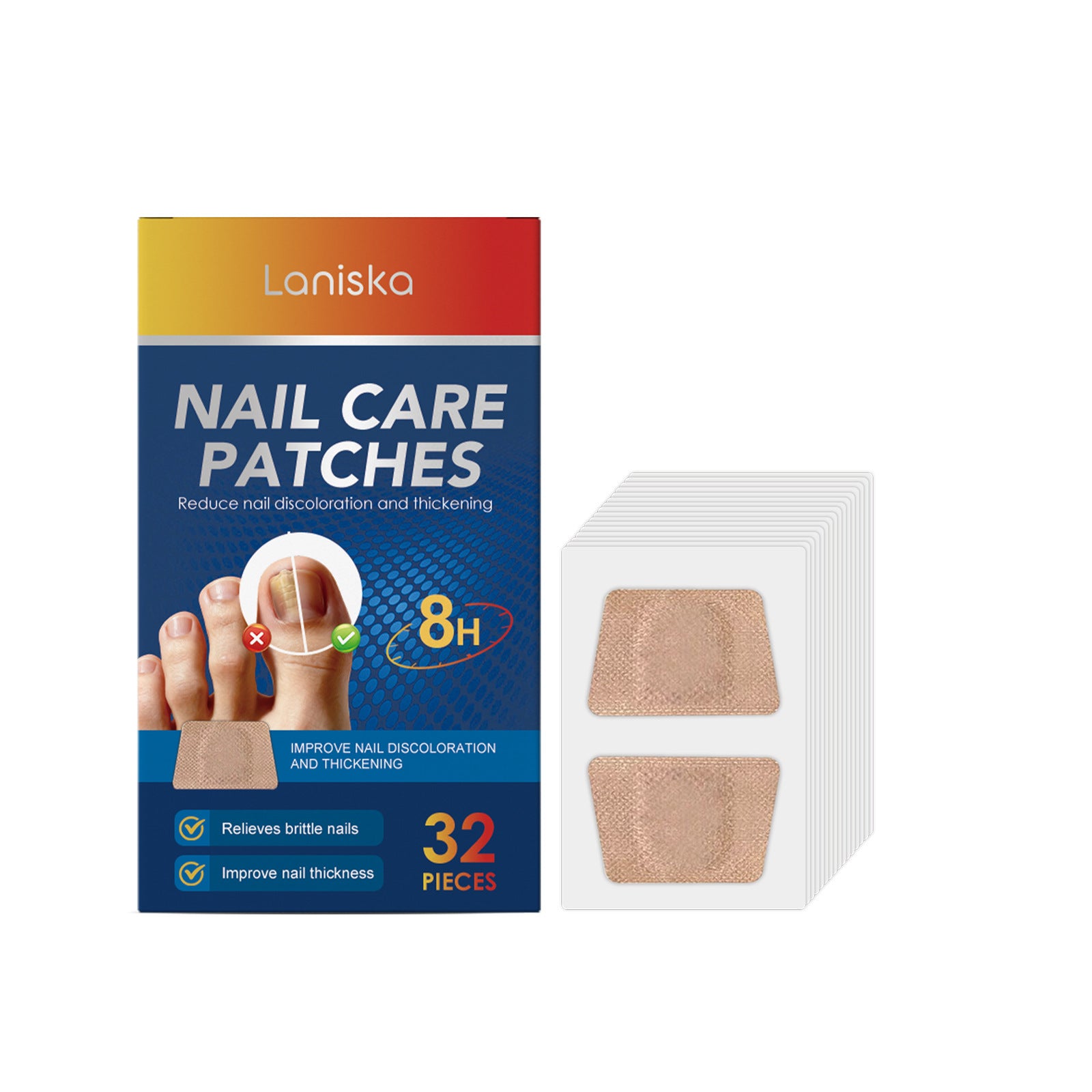Nail care patches daily nail grooming